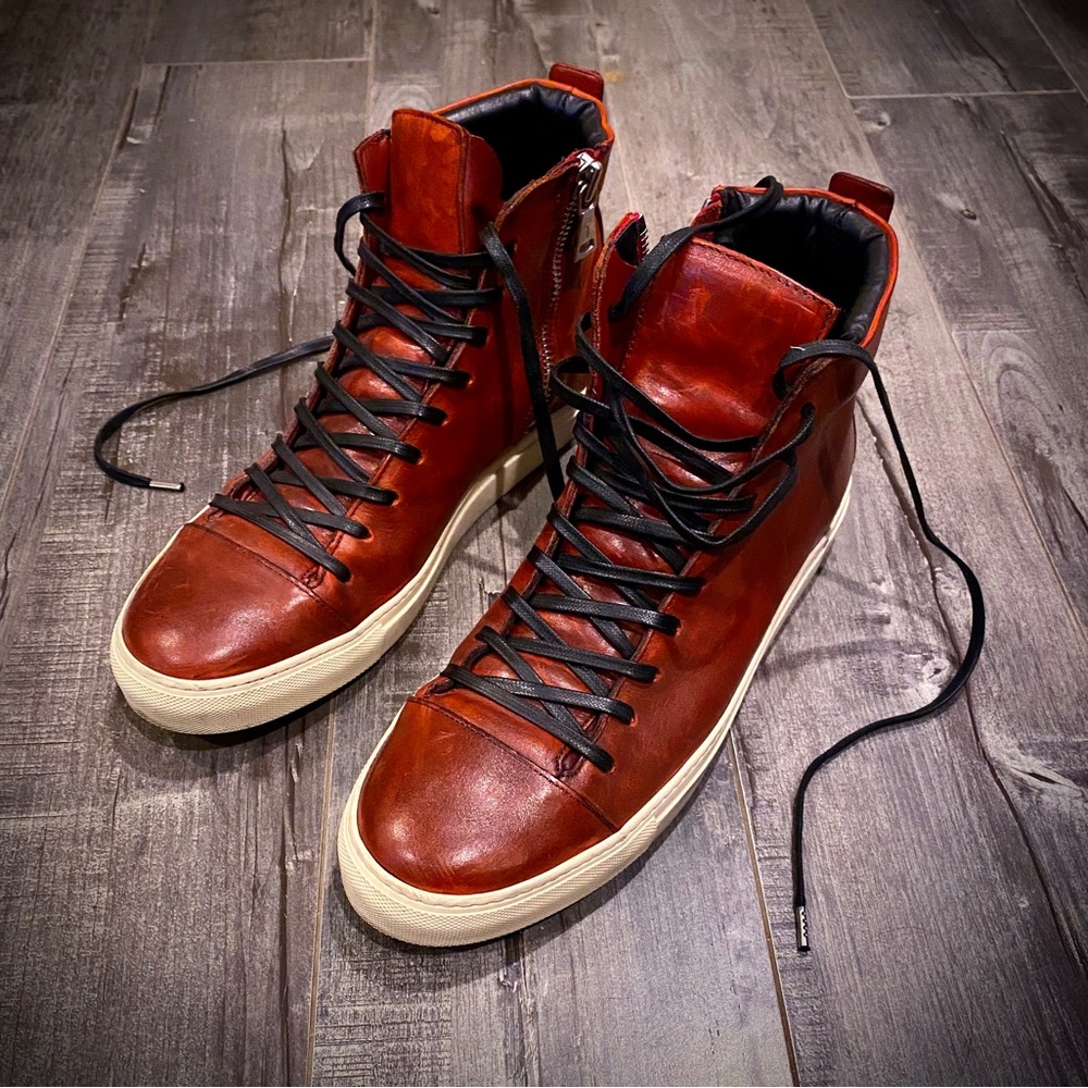 John Varvatos 315 Reed Mid Top Sneakers